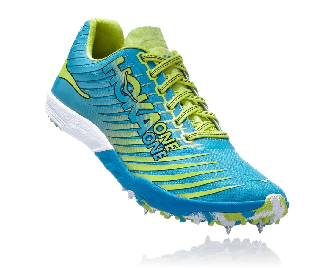 Hoka One One Evo Xc Spike Philippines - Mens Track Spikes - Blue | RT8654920